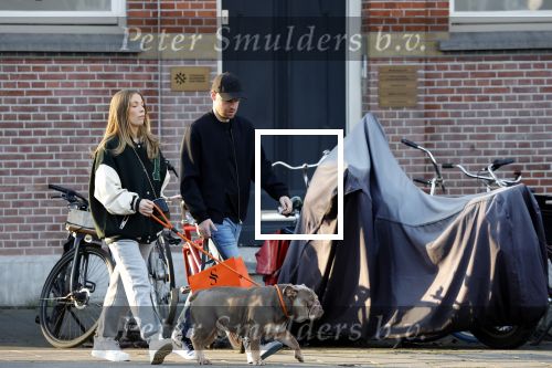 Amsterdam 13 februari 2023
Davy Klaassen met vriendin en hond in Amsterdam zuid