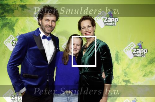 Hilversum 28 januari 2023
Zapp awards in studio 21 . Dennis Wilt kwam met zijn vriendin en bonusdochter