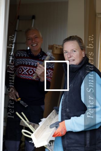 Noordwijk 1 februari 2023
Erica Meiland en Martien Meiland aan het slopen in hun nieuwe pension . Het gaat code Rose heten