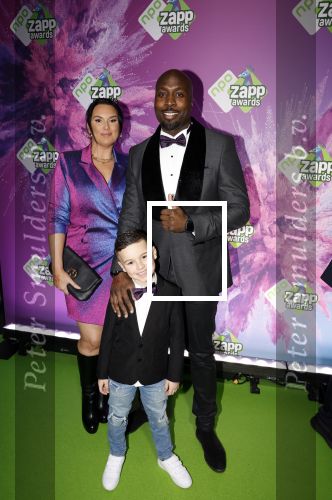 Hilversum 28 januari 2023
Zapp awards in studio 21 . Fernando Halman met vrowu en zoon