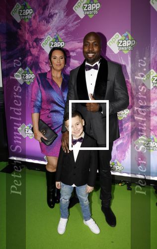 Hilversum 28 januari 2023
Zapp awards in studio 21 . Fernando Halman met vrowu en zoon