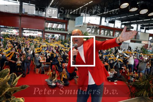Amsterdam 18 februari 2023
Gaston Starreveld op de huishoudbeurs namens de postcodeloterij.