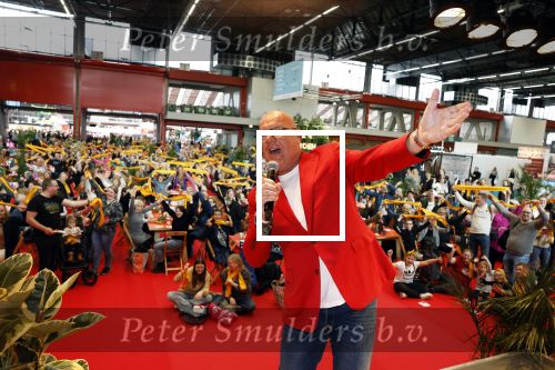 Amsterdam 18 februari 2023
Gaston Starreveld op de huishoudbeurs namens de postcodeloterij.