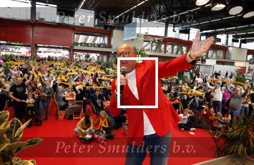 Amsterdam 18 februari 2023
Gaston Starreveld op de huishoudbeurs namens de postcodeloterij.