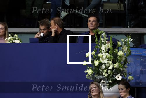 Amsterdam 28 januari 2023
Gerard Joling op Jumping Amsterdam samen met manager Wino Omtzigt en Glenn