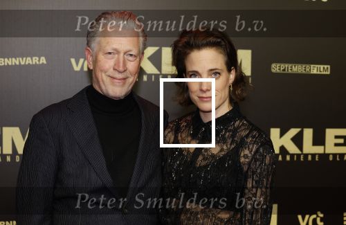 Amsterdam 30 januari 2023
Premiere Klem in Tuschinski met in de hoofdrollen Georgina Verbaan Barry Atsma Jacob Derwig Claudia Vismara Antonio Rampino Zoe Cusell Yenthe Bos en Marie  Mae v Zuilen. Hajo Bruins met partner
