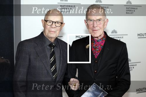 Amsterdam 9 februari 2023
Premiere Messa da Requiem van het Nationaal ballet in de Stopera. Hans v Manen met partner