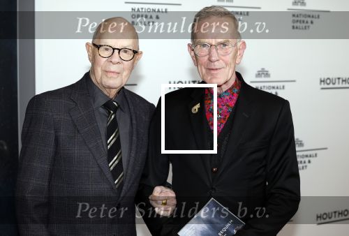 Amsterdam 9 februari 2023
Premiere Messa da Requiem van het Nationaal ballet in de Stopera. Hans v Manen met partner