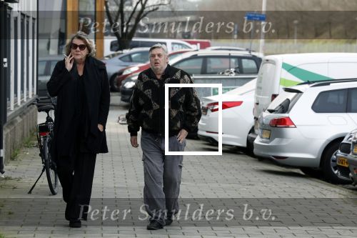 Amsterdam 4 februari 2023
Hans v d Togt met een vriendin bijde begrafenis van Heddy Lester.
