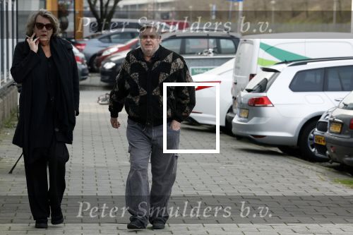 Amsterdam 4 februari 2023
Hans v d Togt met een vriendin bijde begrafenis van Heddy Lester.