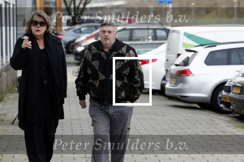 Amsterdam 4 februari 2023
Hans v d Togt met een vriendin bijde begrafenis van Heddy Lester.