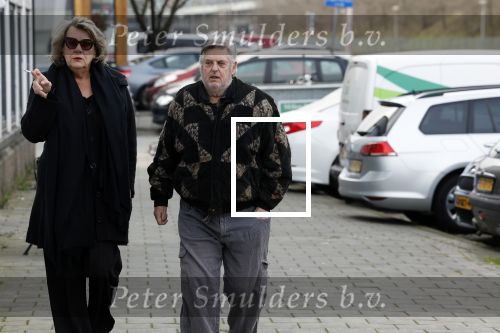 Amsterdam 4 februari 2023
Hans v d Togt met een vriendin bijde begrafenis van Heddy Lester.