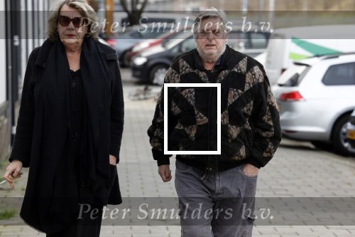 Amsterdam 4 februari 2023
Hans v d Togt met een vriendin bijde begrafenis van Heddy Lester.