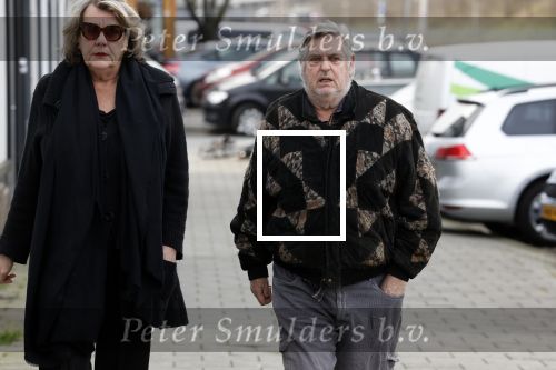 Amsterdam 4 februari 2023
Hans v d Togt met een vriendin bijde begrafenis van Heddy Lester.