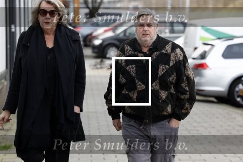 Amsterdam 4 februari 2023
Hans v d Togt met een vriendin bijde begrafenis van Heddy Lester.
