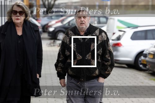 Amsterdam 4 februari 2023
Hans v d Togt met een vriendin bijde begrafenis van Heddy Lester.