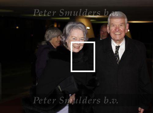 Apeldoorn 15 februari 2023
Prinses Margriet viert haar 80e verjaardag in Orpheus.
 Jaap Rost Onnes en zijn vrouw Mary Rost Onnes