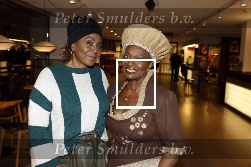Amstelveen 6 februari 2023
Premiere African mama\'s in schouwburg Amstelveen.
Jetty Weels (Mai Tai) en Gerda Havertong