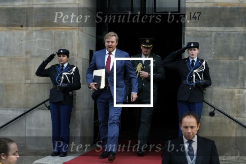 Amsterdam 18 januari 2023
De tweede dag van de nieuwjaarsreceptie van Koning Willem Alexander en koningin Maxima op het paleis op de Dam. Ook prinses Beatrix was weer aanwezig.