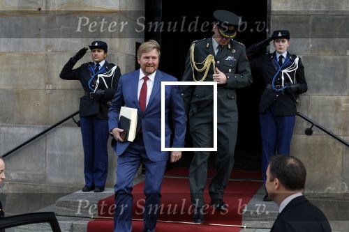 Amsterdam 18 januari 2023
De tweede dag van de nieuwjaarsreceptie van Koning Willem Alexander en koningin Maxima op het paleis op de Dam. Ook prinses Beatrix was weer aanwezig.