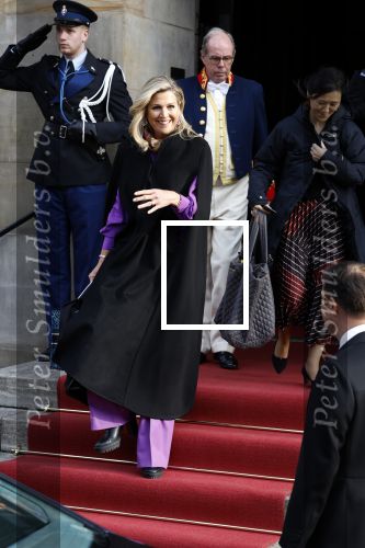 Amsterdam 18 januari 2023
De tweede dag van de nieuwjaarsreceptie van Koning Willem Alexander en koningin Maxima op het paleis op de Dam. Ook prinses Beatrix was weer aanwezig.