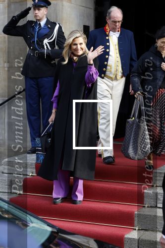 Amsterdam 18 januari 2023
De tweede dag van de nieuwjaarsreceptie van Koning Willem Alexander en koningin Maxima op het paleis op de Dam. Ook prinses Beatrix was weer aanwezig.