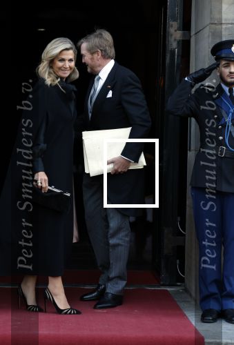 Amsterdam 18 januari 2023
De tweede dag van de nieuwjaarsreceptie van Koning Willem Alexander en koningin Maxima op het paleis op de Dam. Ook prinses Beatrix was weer aanwezig.