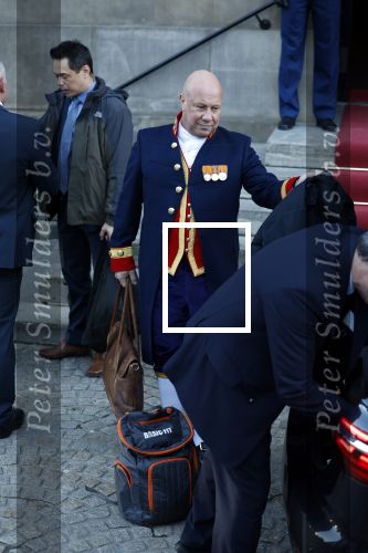 Amsterdam 18 januari 2023
De tweede dag van de nieuwjaarsreceptie van Koning Willem Alexander en koningin Maxima op het paleis op de Dam. Ook prinses Beatrix was weer aanwezig. Bagage Maxima