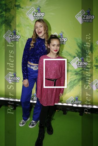 Hilversum 28 januari 2023
Zapp awards in studio 21 . Luna Sabella en Eva Jaelle