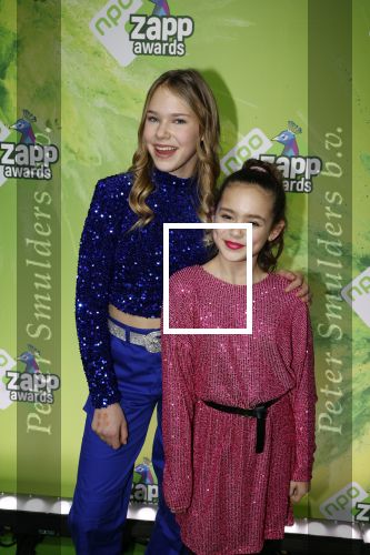 Hilversum 28 januari 2023
Zapp awards in studio 21 . Luna Sabella en Eva Jaelle