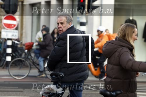 Amsterdam 11 februari 2023
Maarten Spanjer op straat in Amsterdam zuid