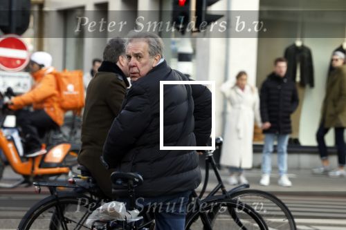 Amsterdam 11 februari 2023
Maarten Spanjer op straat in Amsterdam zuid