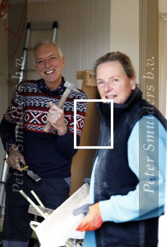 Noordwijk 1 februari 2023
Erica Meiland en Martien Meiland aan het slopen in hun nieuwe pension . Het gaat code Rose heten