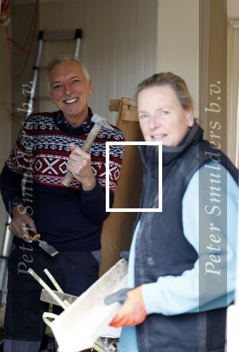 Noordwijk 1 februari 2023
Erica Meiland en Martien Meiland aan het slopen in hun nieuwe pension . Het gaat code Rose heten