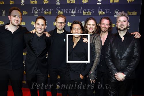 Hilversum 26 april 2023
Uitreiking radio ring 2023 in de vorstin . Micky Fisser met band
