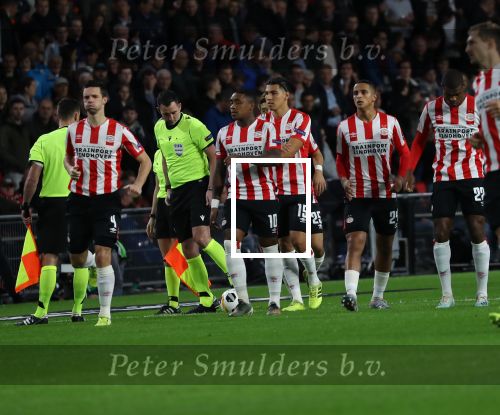 Eindhoven, 24 Oktober 2019
PSV-Lask Linz, eindstand 0-0
Uefa Europa League Groepsfase
Mo Ihattaren en Steven Bergwijn
Fotopersbureau Peter Smulders BV