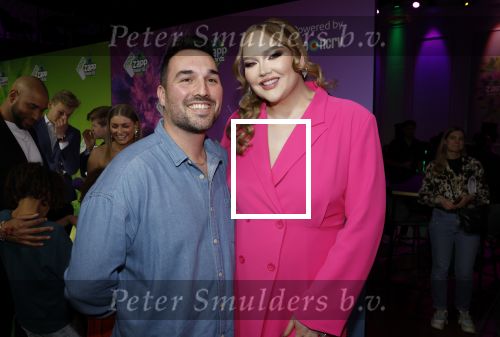 Hilversum 28 januari 2023
Zapp awards in studio 21 . Nikkie de Jager met PA