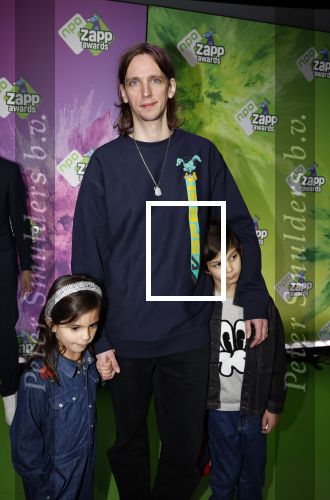 Hilversum 28 januari 2023
Zapp awards in studio 21 . Pepijn Lanen met kinderen