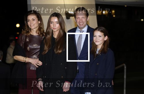 Apeldoorn 15 februari 2023
Prinses Margriet viert haar 80e verjaardag in Orpheus.
Prins Floris en Prinses Aimee met hun dochters