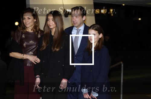 Apeldoorn 15 februari 2023
Prinses Margriet viert haar 80e verjaardag in Orpheus.
Prins Floris en Prinses Aimee met hun dochters
