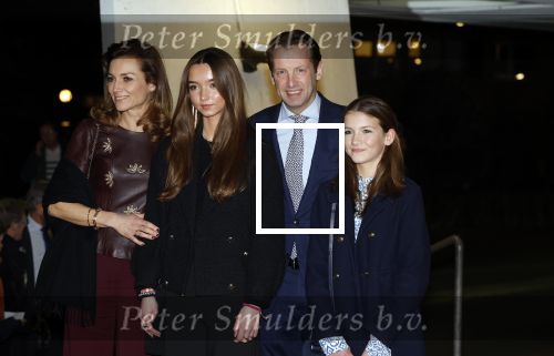 Apeldoorn 15 februari 2023
Prinses Margriet viert haar 80e verjaardag in Orpheus.
Prins Floris en Prinses Aimee met hun dochters