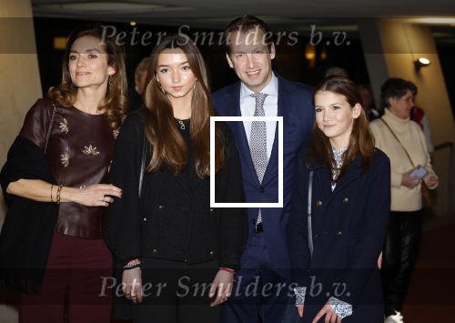 Apeldoorn 15 februari 2023
Prinses Margriet viert haar 80e verjaardag in Orpheus.
Prins Floris en Prinses Aimee met hun dochters