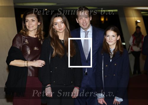 Apeldoorn 15 februari 2023
Prinses Margriet viert haar 80e verjaardag in Orpheus.
Prins Floris en Prinses Aimee met hun dochters