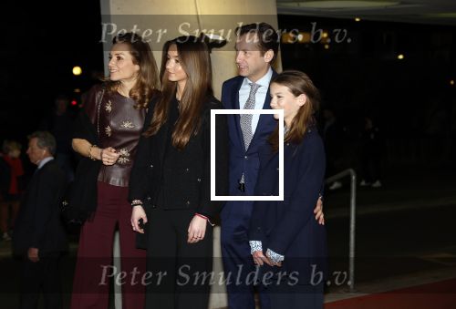 Apeldoorn 15 februari 2023
Prinses Margriet viert haar 80e verjaardag in Orpheus.
Prins Floris en Prinses Aimee met hun dochters