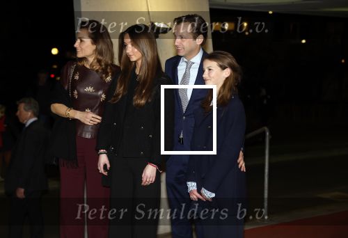 Apeldoorn 15 februari 2023
Prinses Margriet viert haar 80e verjaardag in Orpheus.
Prins Floris en Prinses Aimee met hun dochters