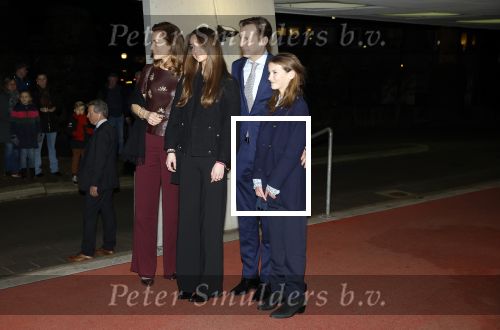 Apeldoorn 15 februari 2023
Prinses Margriet viert haar 80e verjaardag in Orpheus.
Prins Floris en Prinses Aimee met hun dochters