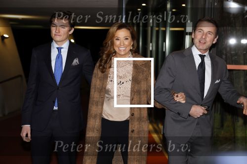 Apeldoorn 15 februari 2023
Prinses Margriet viert haar 80e verjaardag in Orpheus.
Prins Maurits en Prinses Marilene met hun zoon