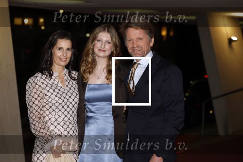 Apeldoorn 15 februari 2023
Prinses Margriet viert haar 80e verjaardag in Orpheus.
Prins Pieter Christiaan en Prinses Anita met dochter