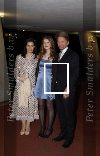 Apeldoorn 15 februari 2023
Prinses Margriet viert haar 80e verjaardag in Orpheus.
Prins Pieter Christiaan en Prinses Anita met dochter