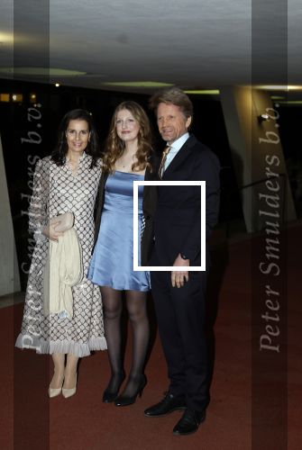 Apeldoorn 15 februari 2023
Prinses Margriet viert haar 80e verjaardag in Orpheus.
Prins Pieter Christiaan en Prinses Anita met dochter